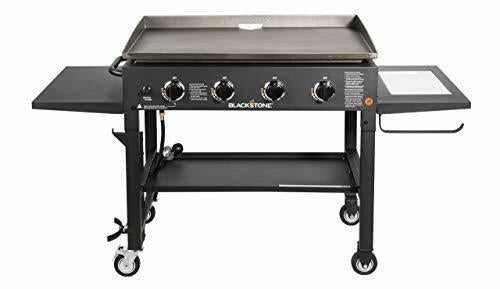 1825 36" Accessory Griddle with Side Shelf, Accessory Griddle + Griddle Grill