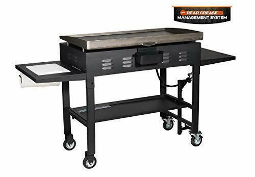 1825 36" Accessory Griddle with Side Shelf, Accessory Griddle + Griddle Grill