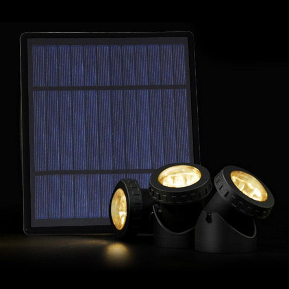 okwish 5 pcs Waterproof LED Garden Solar Pathway Lights RGB ground plug Landscaping lawn light