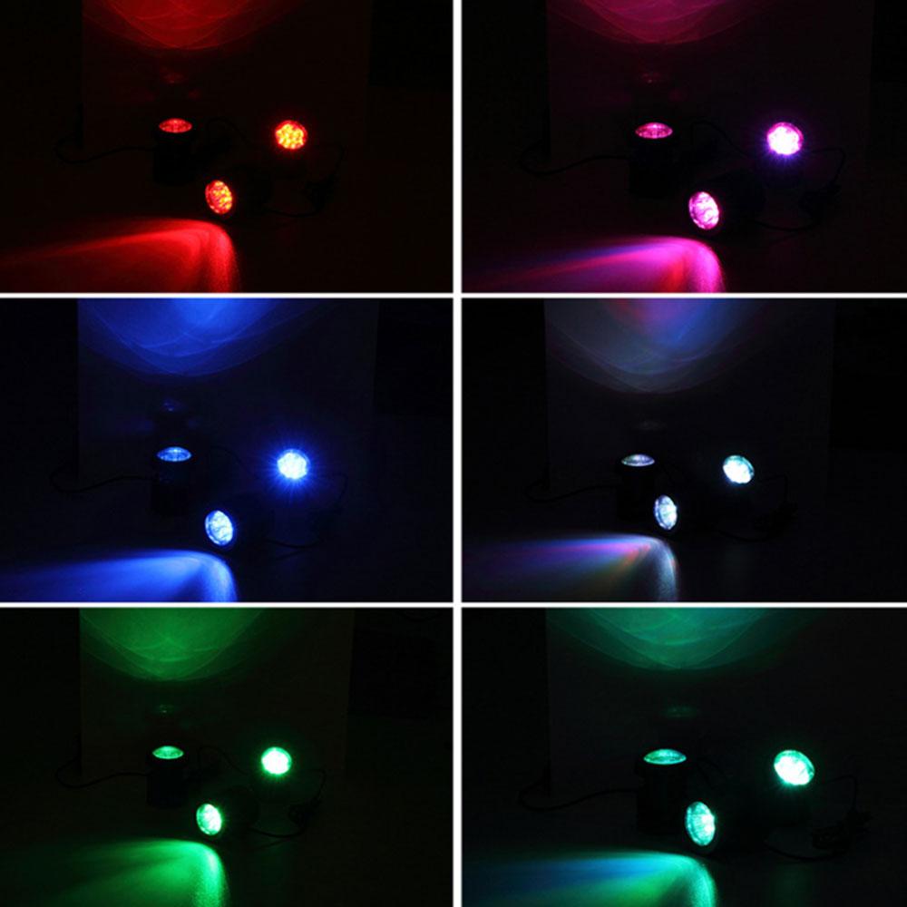 okwish 5 pcs Waterproof LED Garden Solar Pathway Lights RGB ground plug Landscaping lawn light