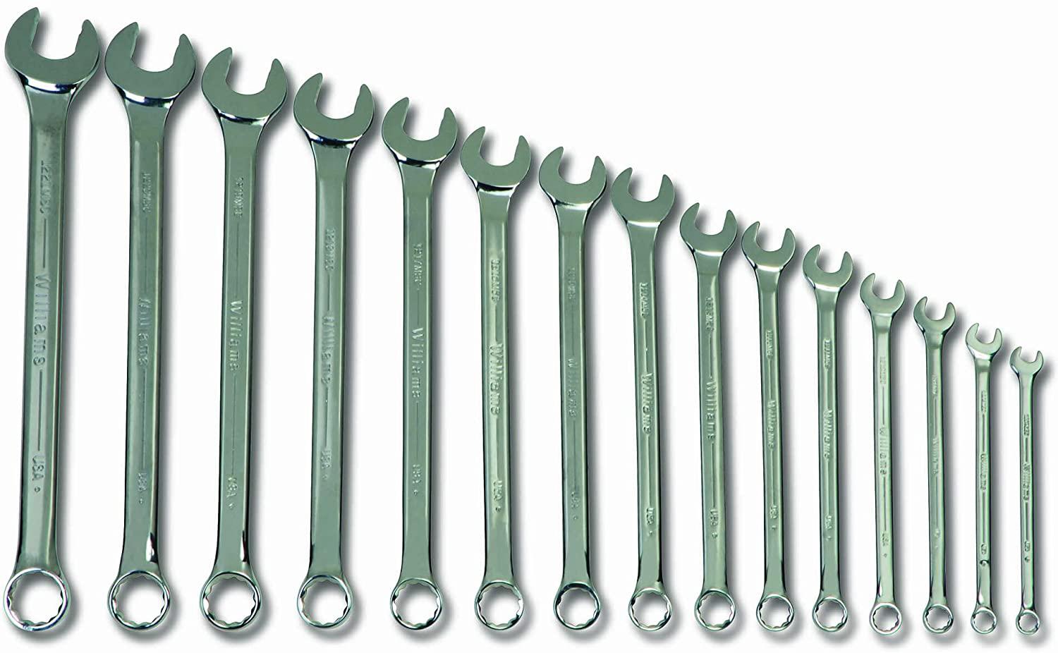 Williams MWS-15A 15-Piece Super Combo Wrench Set