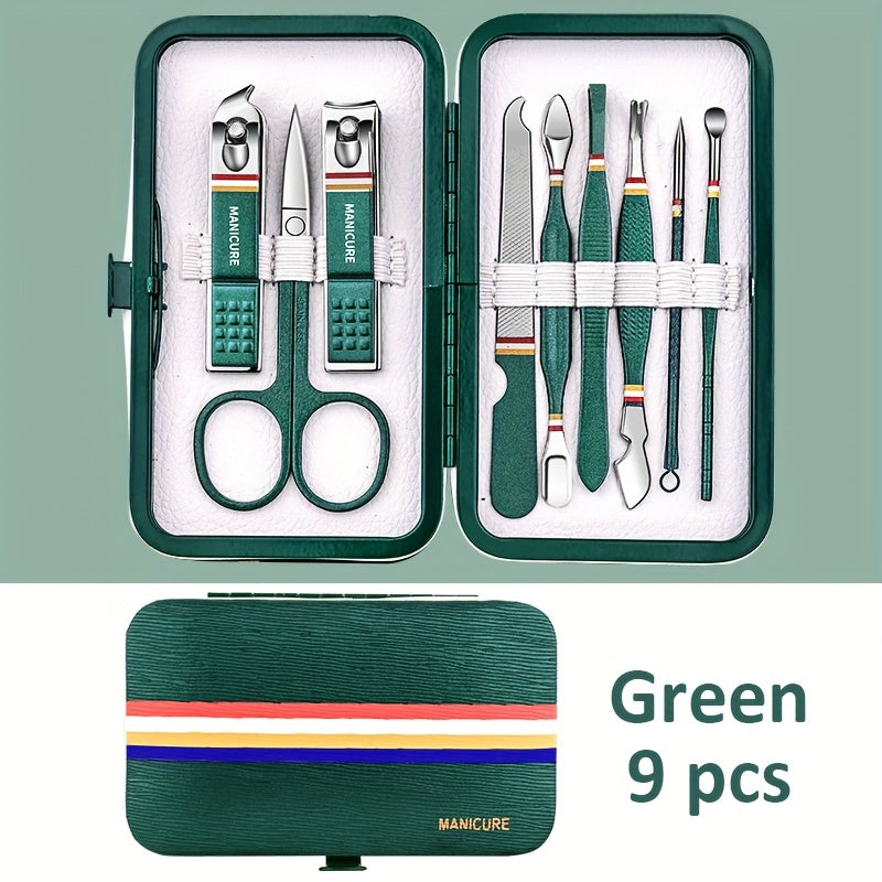 Manicure Set,  Steel Toe Finger Nail Clipper Nail Files Nail Cutter, Personal Care Tools, For Men Women