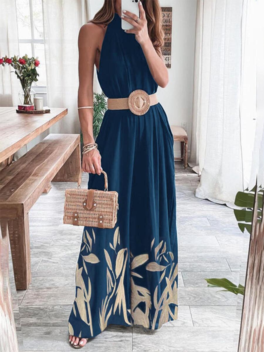 Fashionable And Elegant Printed Dress