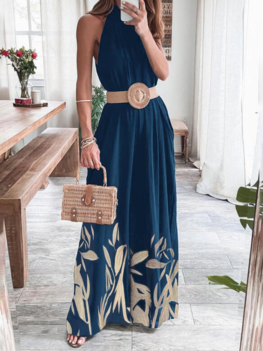 Fashionable And Elegant Printed Dress