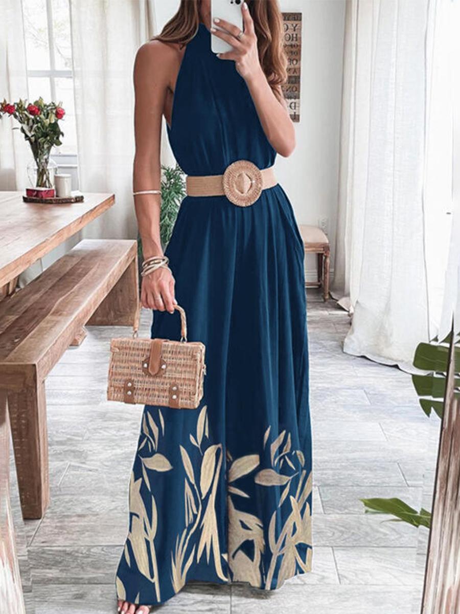 Fashionable And Elegant Printed Dress