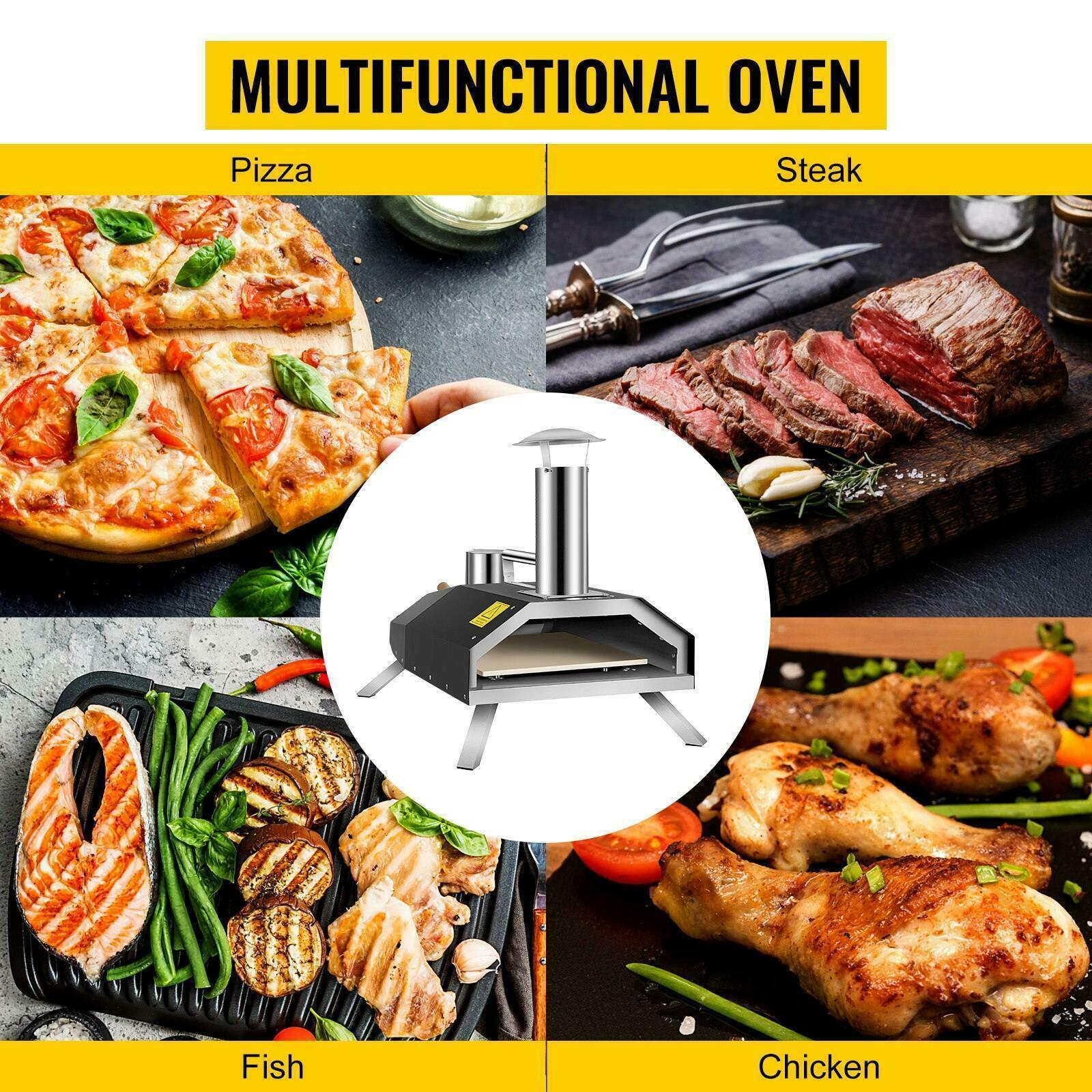 Portable  Steel Multifunctional Oven with Complete Accessories