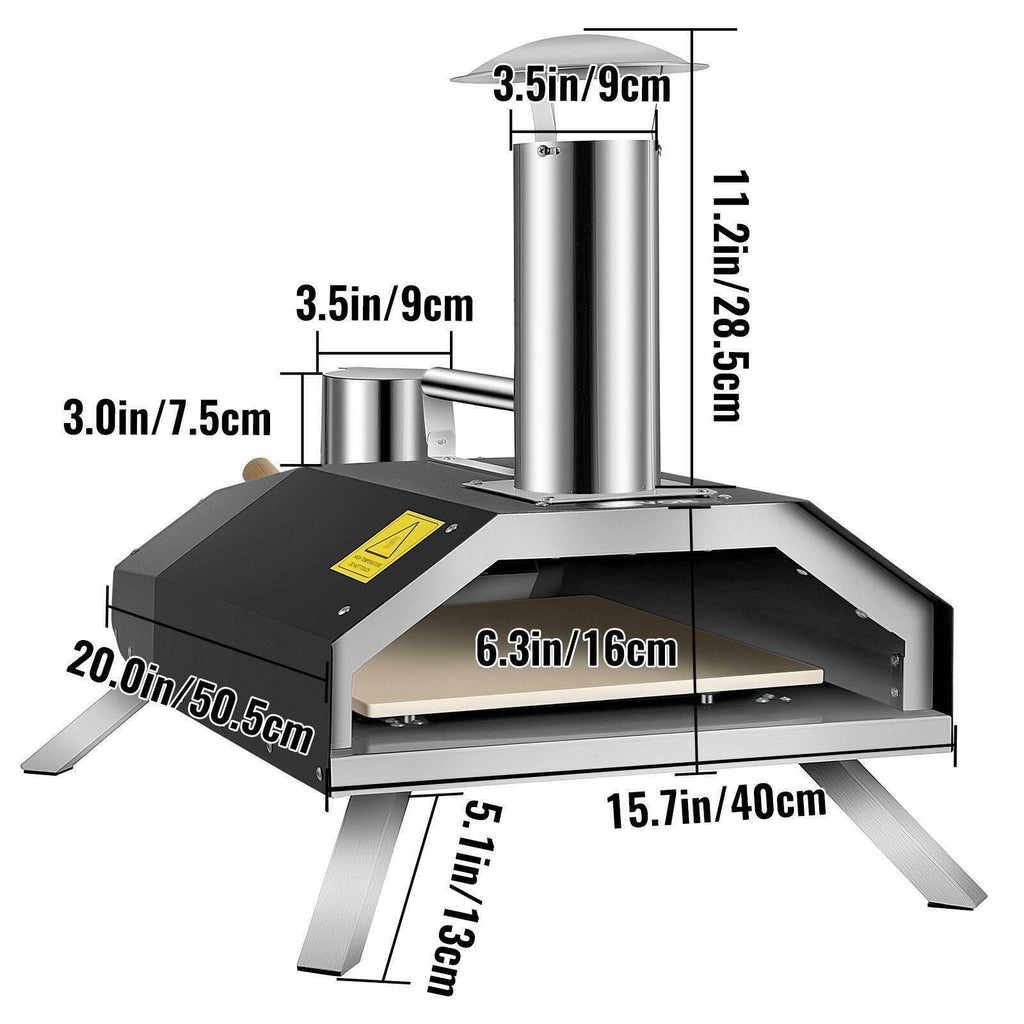 Portable  Steel Multifunctional Oven with Complete Accessories