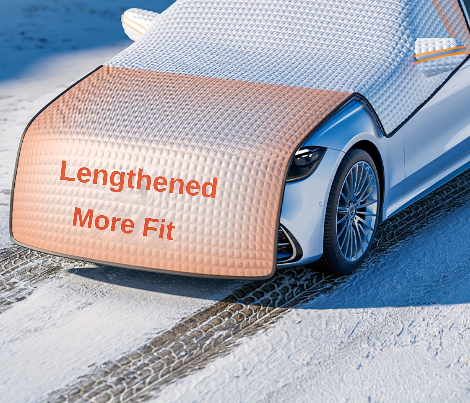 Car Snow Shield Front Windshield Snow Cover Frost Frost Windshield Windows Four Seasons Universal Thickened Cover Cloth