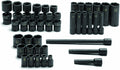SK Hand Tool 31036 Drive Metric Impact Socket Set, 1/4-Inch, 39-Piece