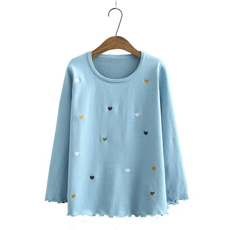 crochet heart sweater