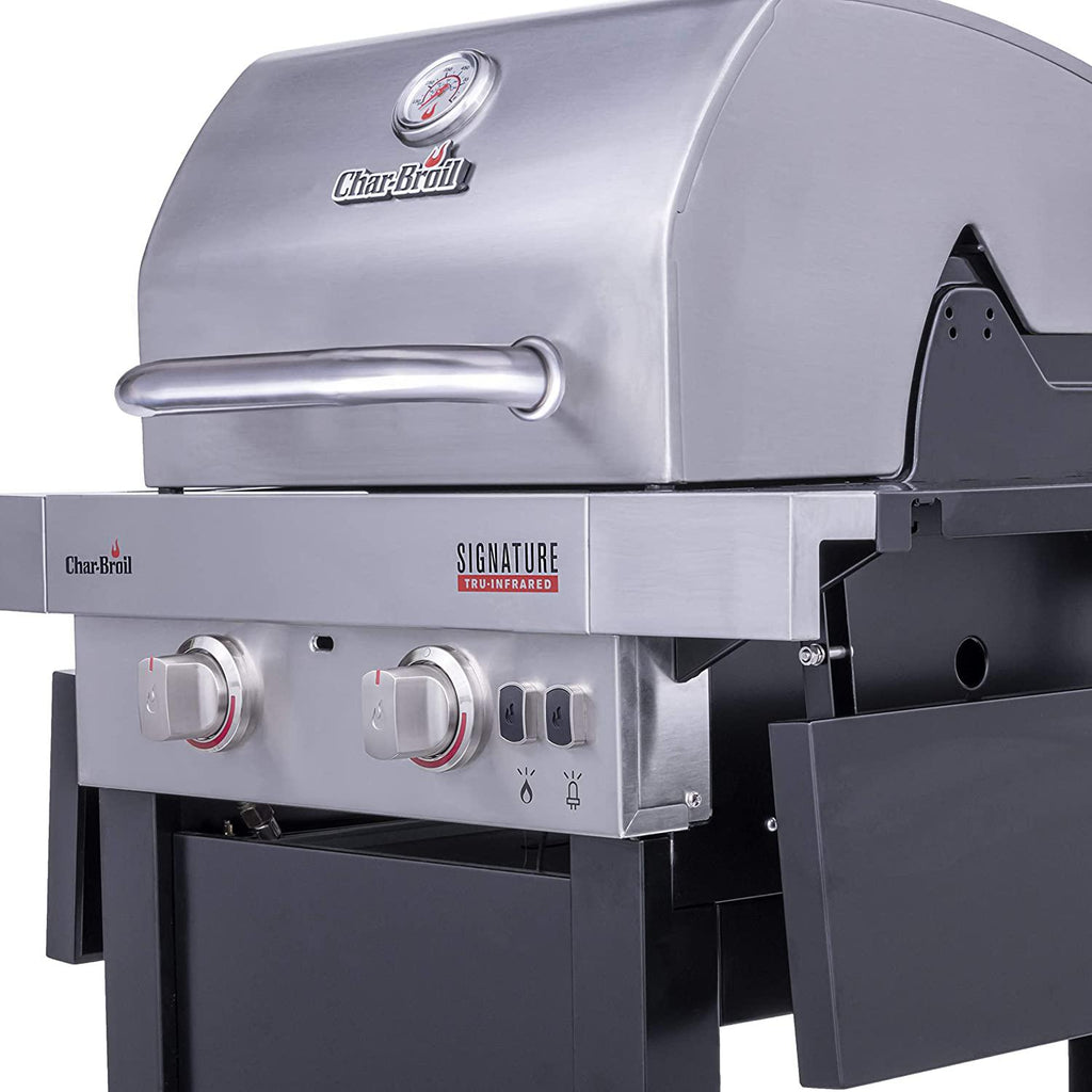463632320 Signature Tru-Infrared 2-Burner Cart Style Gas Grill, Stain