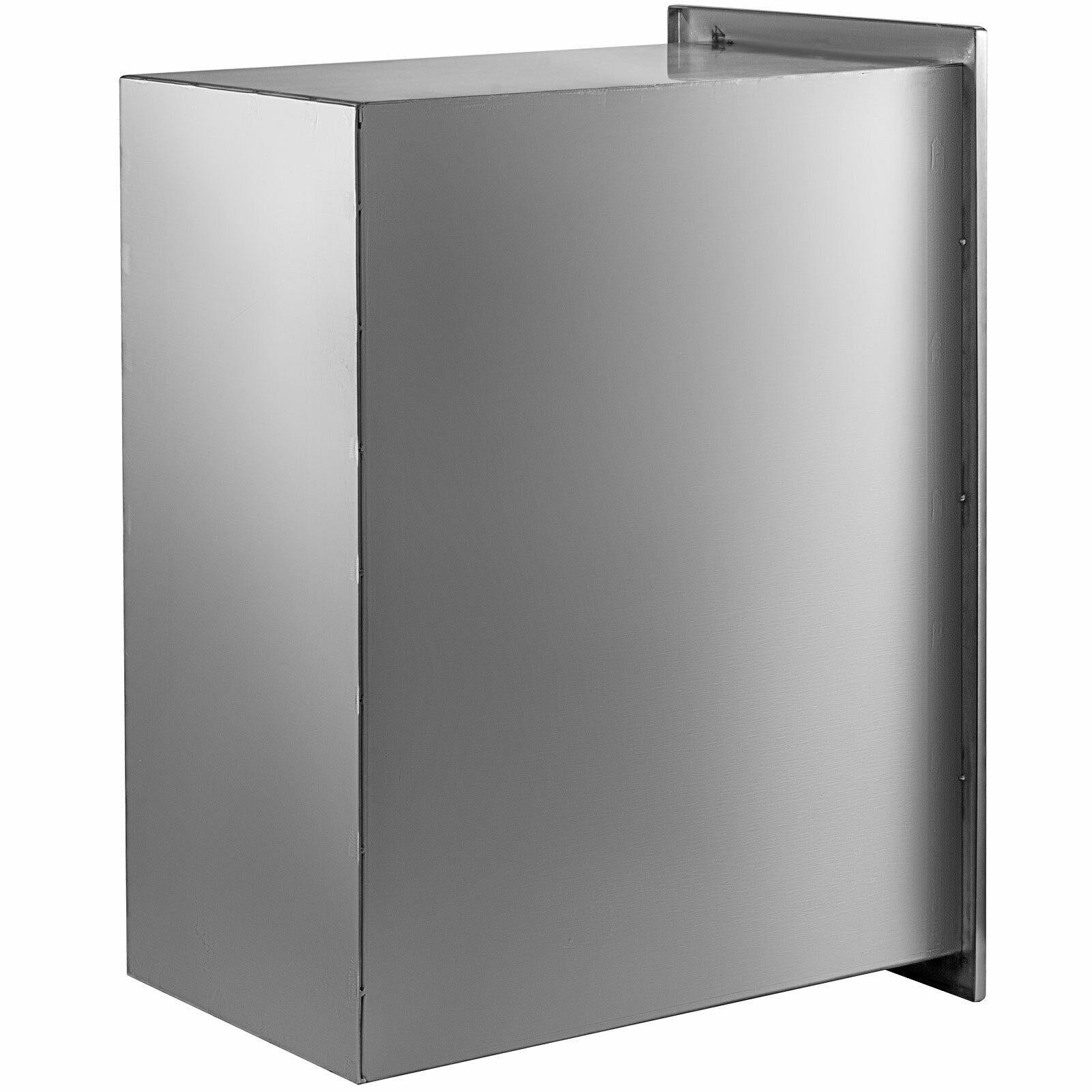 BBQ Narrow Trash Bin 26” by 13.5” -In Cabinet Outdoor Grill Enclosed Drawer