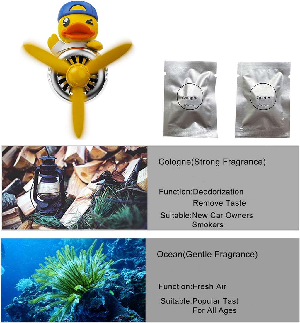 Cacacece Car Air Fresheners Duck Pilot Automotive Auto Vehicle Air Outlet Car Perfume Fragrance
