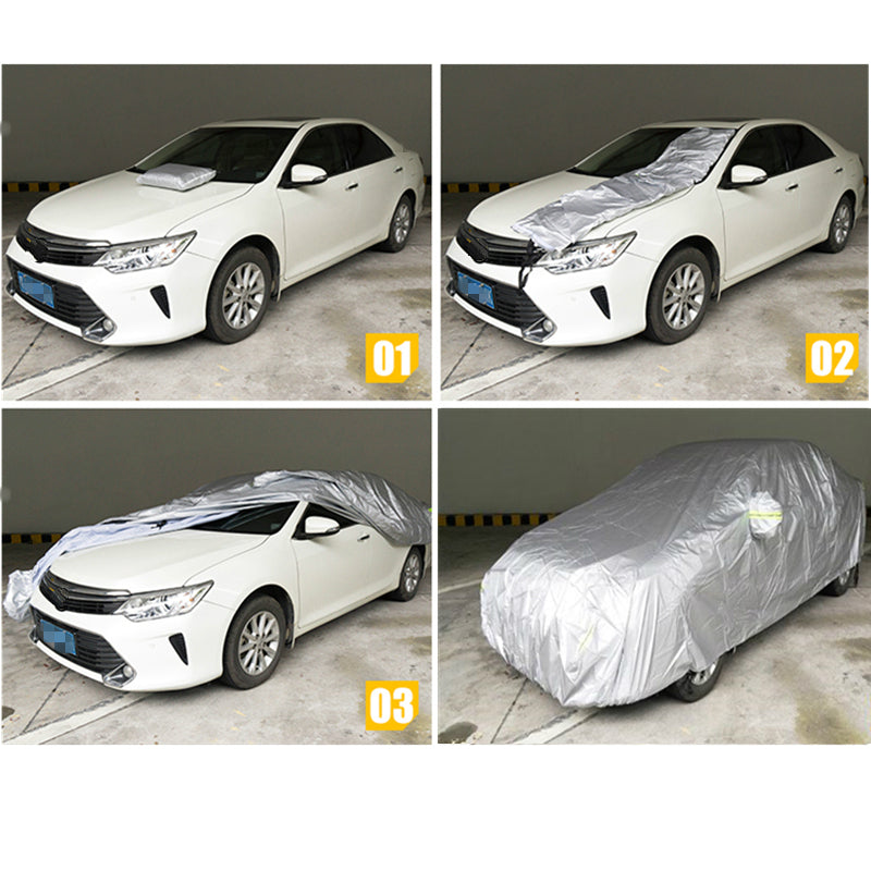 Universal Car Cover - Protect Your Vehicle From Snow, Sun, And Dust With Outdoor Protection!