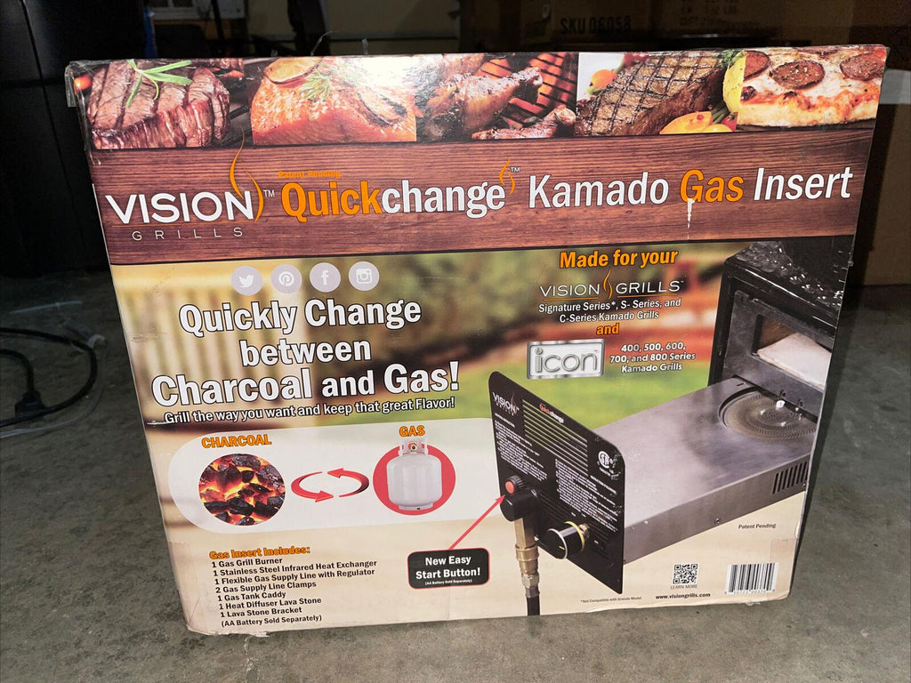 ChanKamado Gas Insert - Brand New