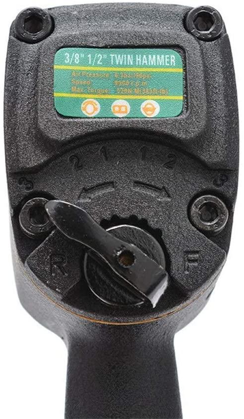 ZYL-YL Portable Practica Pneumatic Hand-held Pneumatic Wrench, Wind 520Nm Positive and Negative Wrench, 1/2 Inch Pneumatic Socket Wrench Hand Tools Industrial