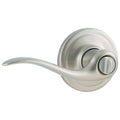 Tustin Satin Nickel Privacy Bed/Bath Door Lever Featuring Microban Antimicrobial Technology