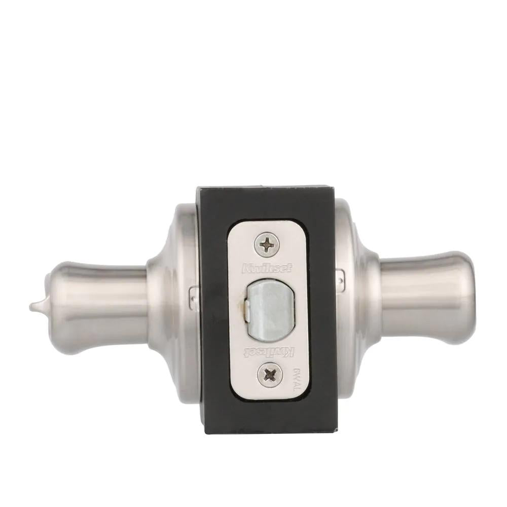 Tustin Satin Nickel Privacy Bed/Bath Door Lever Featuring Microban Antimicrobial Technology