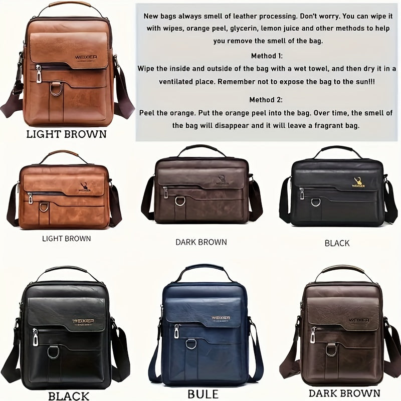 Crossbody Bag Women's Shoulder Bag  Leather Vertical Hand Business Women's Casual Leather Bag Satchel Bag For Women