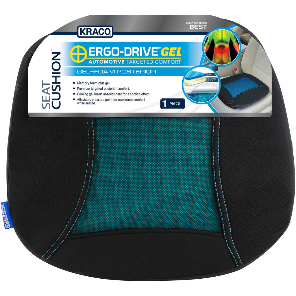 Car Drive Universal Gel and Memory Foam Posterior Seat Cushion