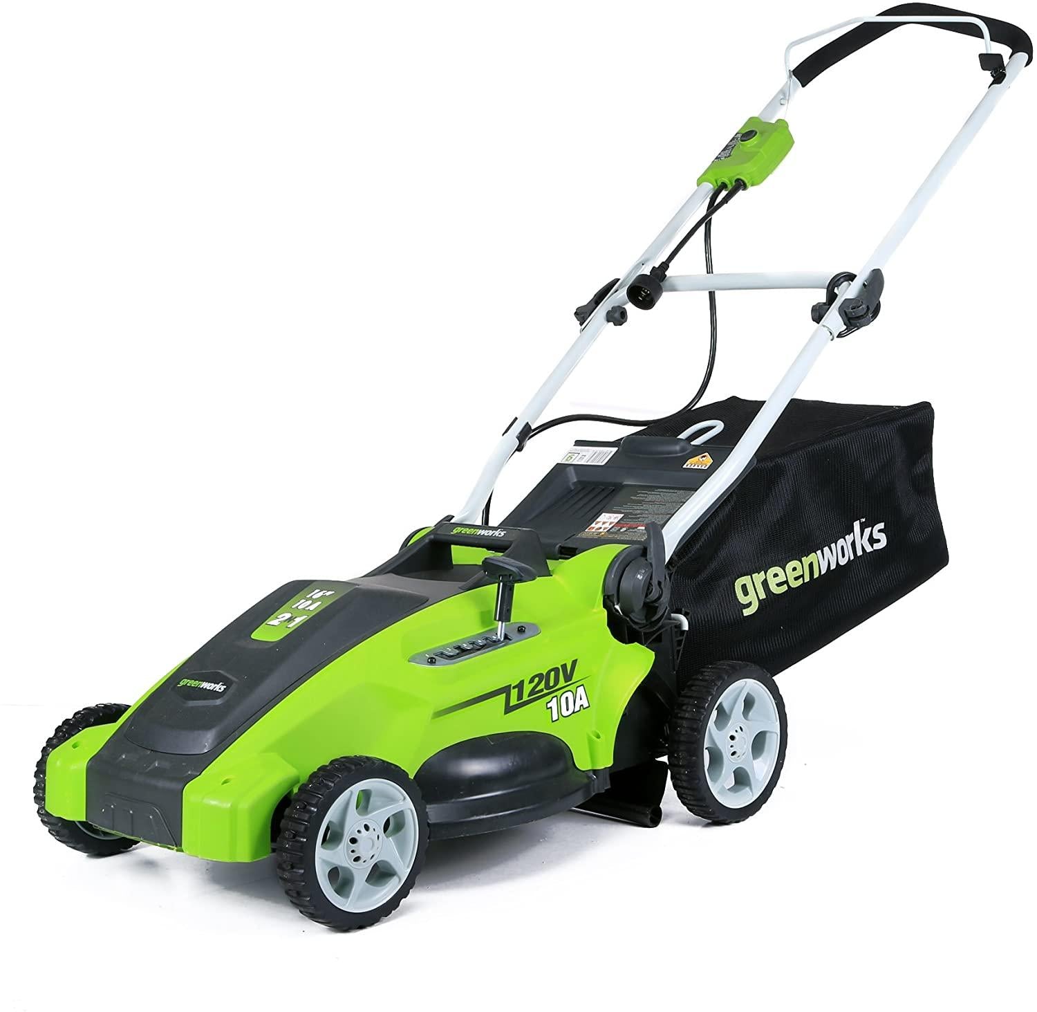 Greenworks 10 Amp 16-inch Corded Mower, 25142