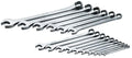 SK Professional Tools 86018 16-Piece 12-Point Fractional Long Combination Wrench Set - SuperKrome Finish, Set of 16 Chrome Wrenches Made in USA