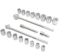 21 Pc 3/4" Drive Socket Wrench Set Standard sae Tools Truck Repair Sockets Auto-Tool set-Wrench set-Tool kit-Socket sets-Tools for mechanics-Socket set-Impact socket set-Hand tools-Mechanic tools