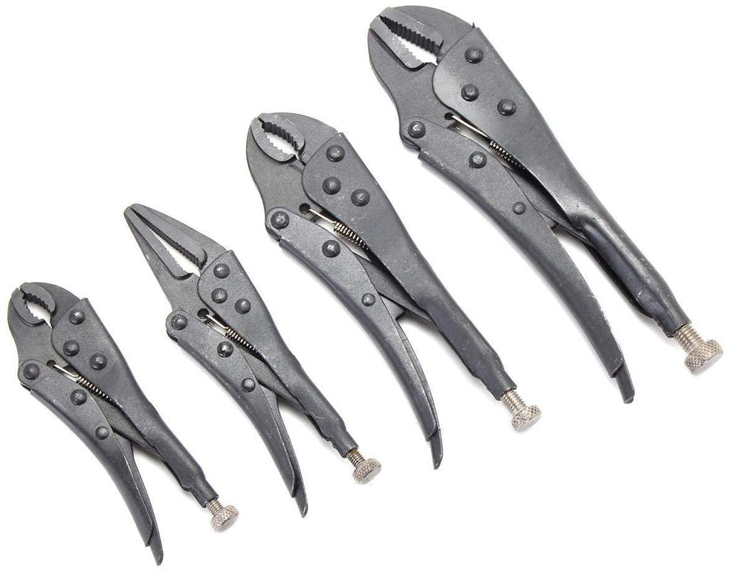 LFDHSF Pliers Tool Hand Tools 4Pcs Set Forceps LocPliers Tool Set Blackening Heat Treatment