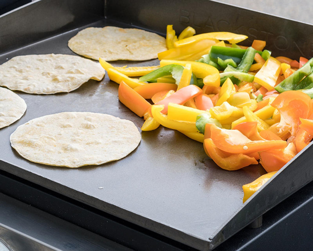 Charcoal Grill Flat Top Griddle  Steel Portable Outdoors Propane Gas