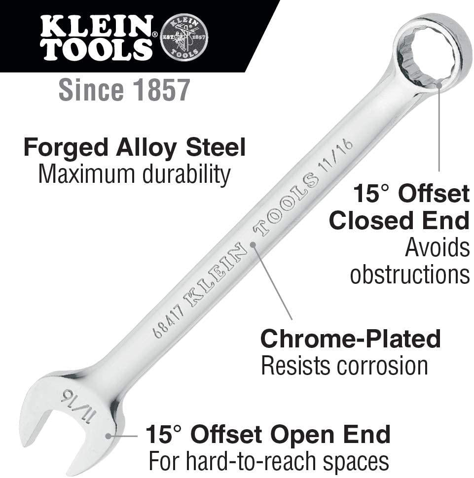 Combination Wrench Set, 14-Piece Klein Tools 68406