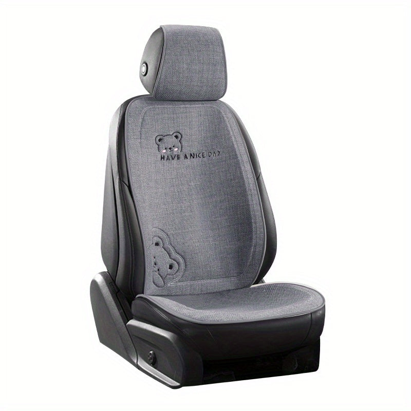 Car seat cartoon cute four seasons pad car butt pad simple car pad car seat pad back row non-slip breathable seat cover  car accessories