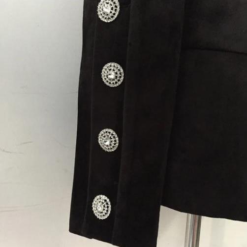 Sevan Velvet Swarovski Crystal Blazer