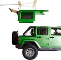 HARKEN - Hardtop Overhead GaraStoraHoist for Jeep Wrangler and Ford Bronco, Self-Leveling, Safe Anti-Drop System, Easy One-Person Operation, (Bonus T Knobs for  Hard Top Removal)