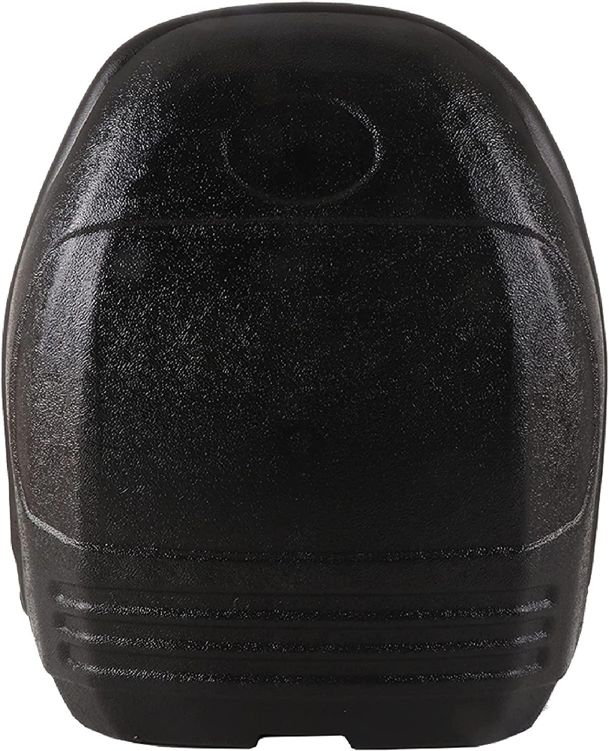 Complete Tractor Seat 3010-0058 Black Medium Back 15" Height, Plastic Pan 18" Wide