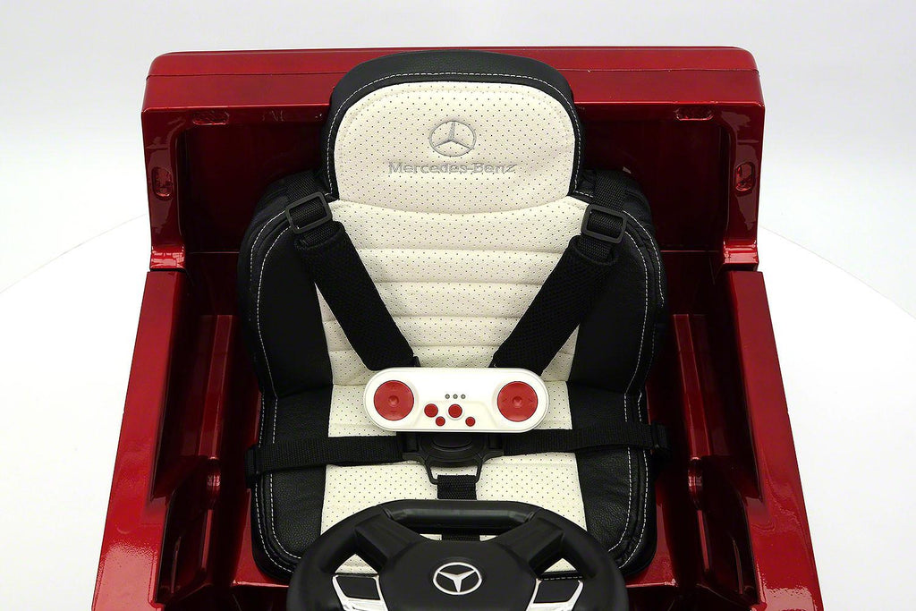 Mercedes G65 AMG 12V Kids Ride-On Car with Parental Remote | Cherry Red