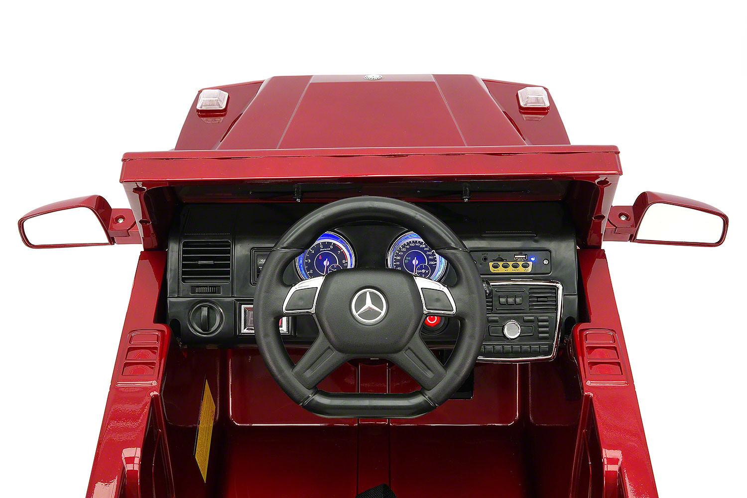 Mercedes G65 AMG 12V Kids Ride-On Car with Parental Remote | Cherry Red