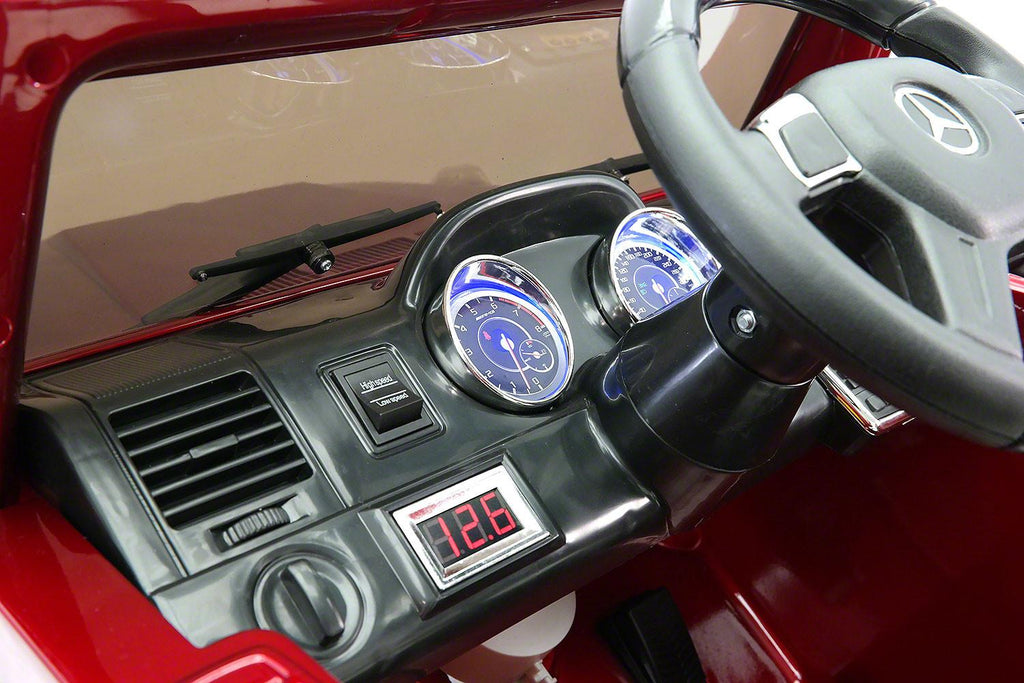 Mercedes G65 AMG 12V Kids Ride-On Car with Parental Remote | Cherry Red
