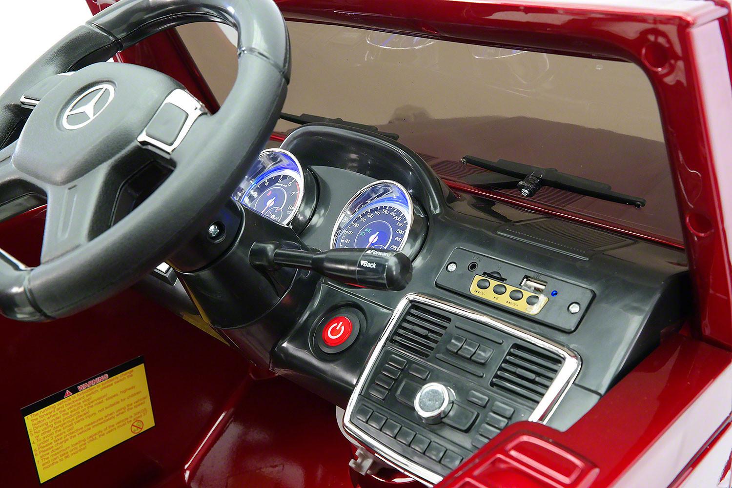 Mercedes G65 AMG 12V Kids Ride-On Car with Parental Remote | Cherry Red