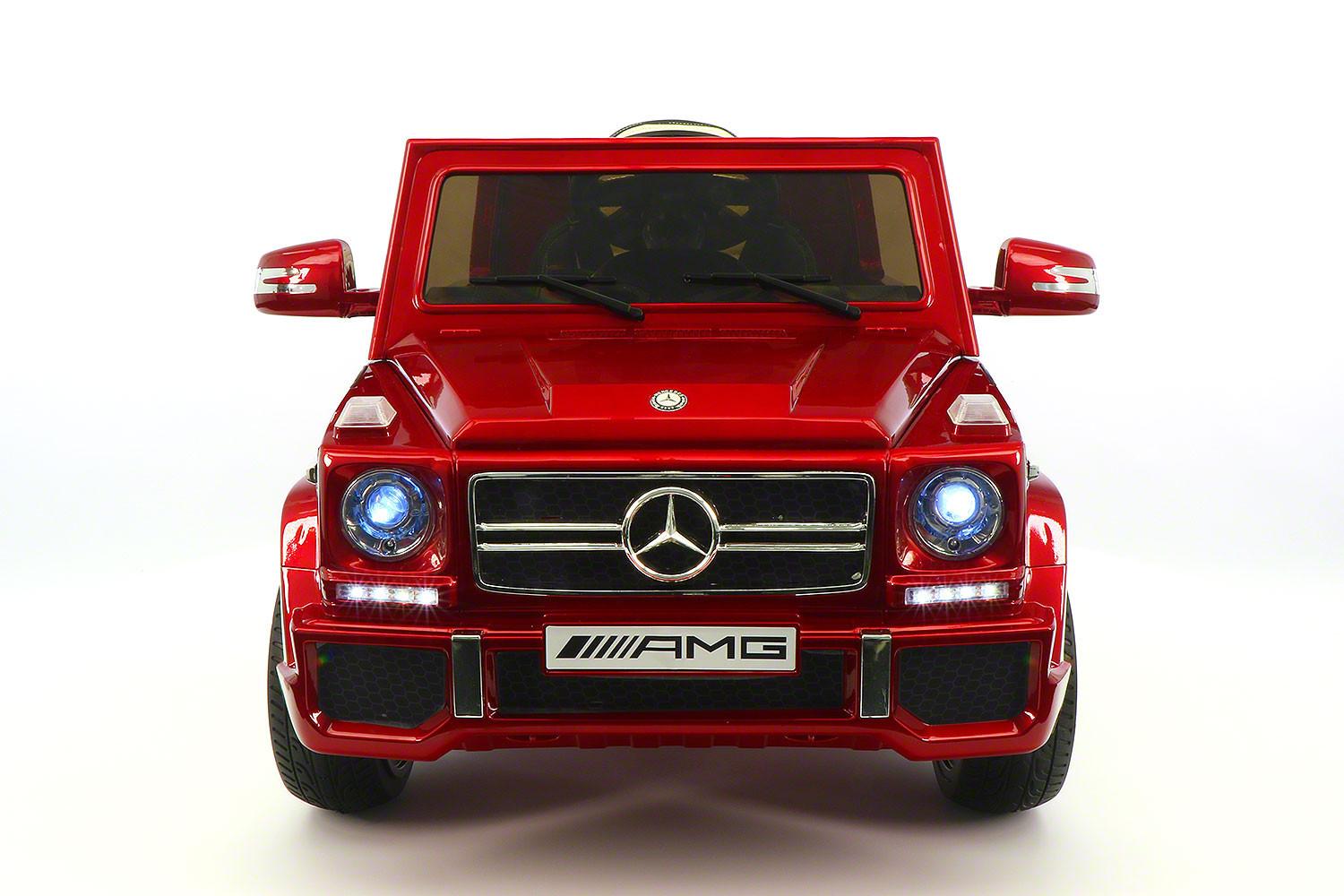 Mercedes G65 AMG 12V Kids Ride-On Car with Parental Remote | Cherry Red