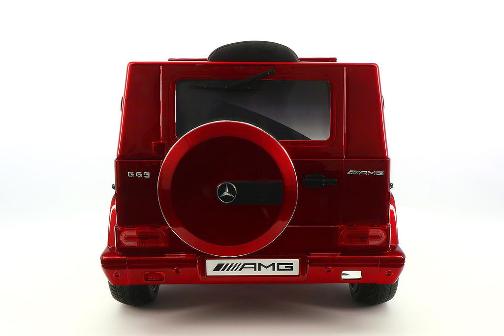 Mercedes G65 AMG 12V Kids Ride-On Car with Parental Remote | Cherry Red