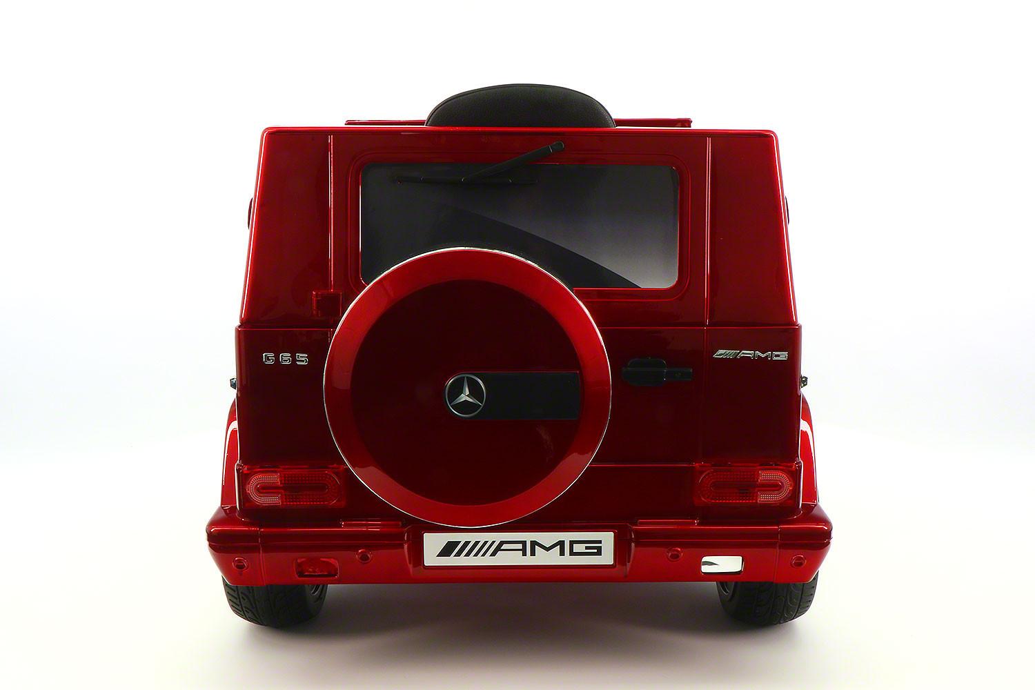 Mercedes G65 AMG 12V Kids Ride-On Car with Parental Remote | Cherry Red