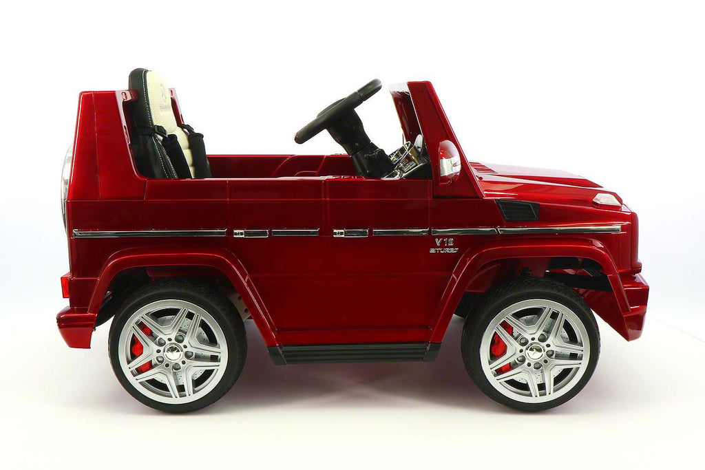 Mercedes G65 AMG 12V Kids Ride-On Car with Parental Remote | Cherry Red