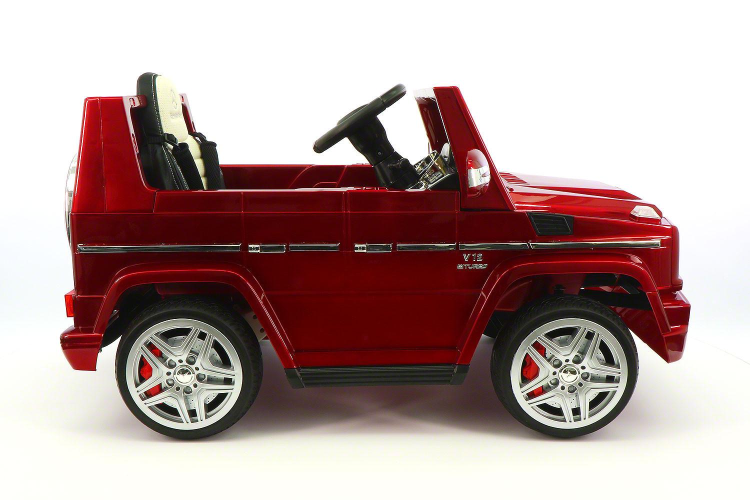 Mercedes G65 AMG 12V Kids Ride-On Car with Parental Remote | Cherry Red