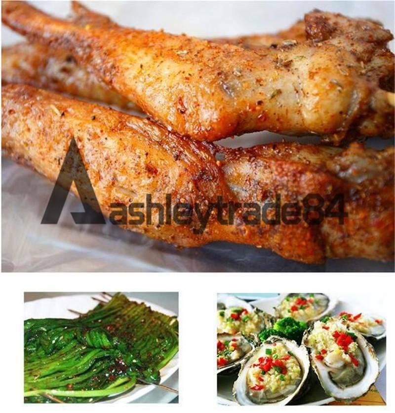 Commercial 6 head gas-fired grill smokeless barbecue machine