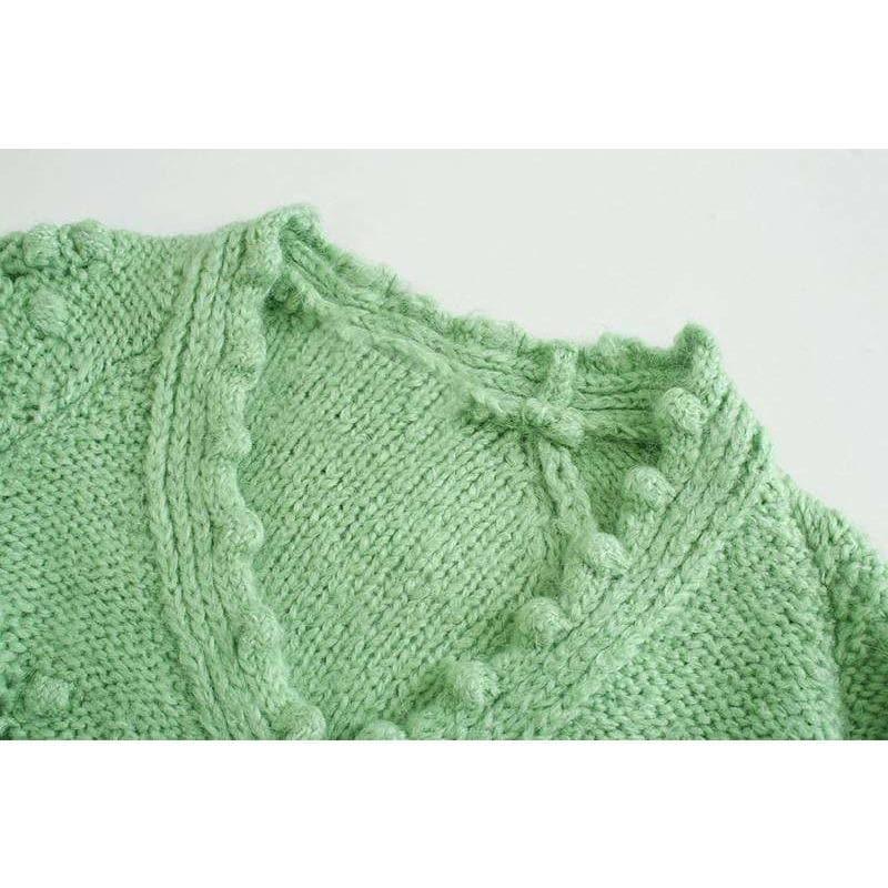 elegant knitted outwear cardigan