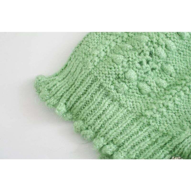 elegant knitted outwear cardigan