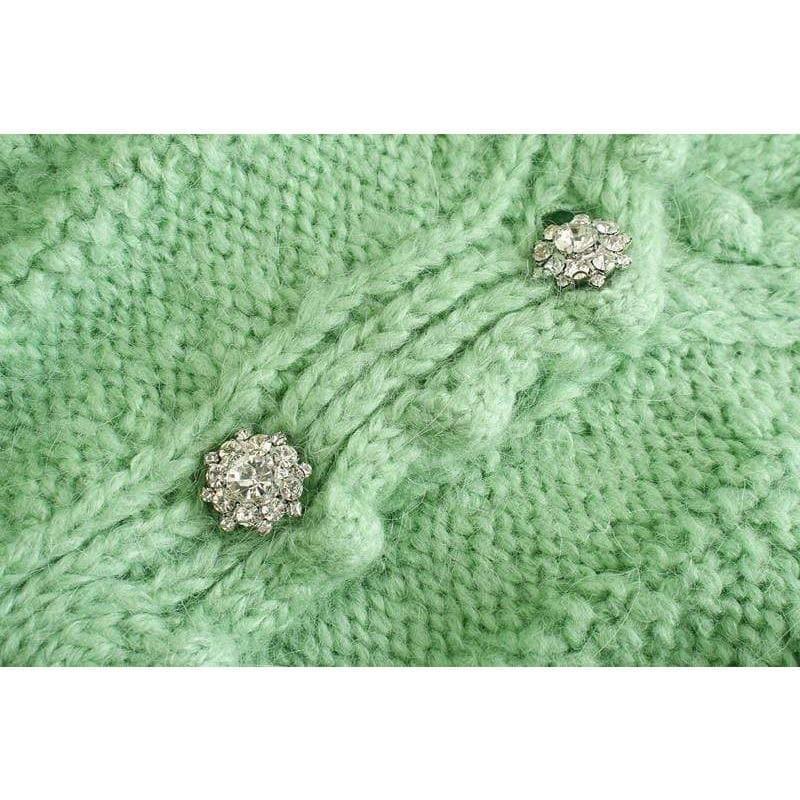 elegant knitted outwear cardigan