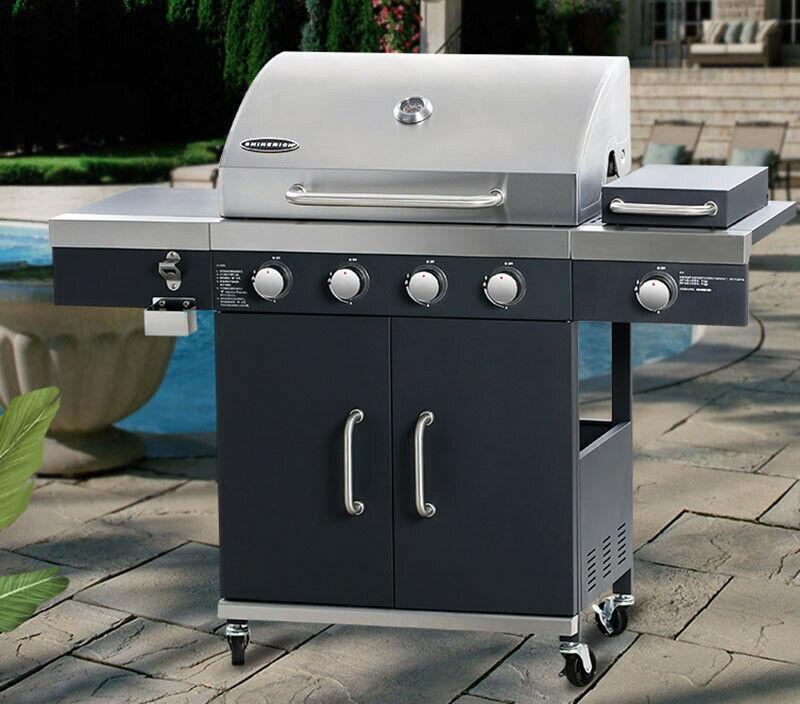 Brand Multifunctional Courtyard Outdoor BBQ Oven Gas BBQ Grill 27.5"x16.5"