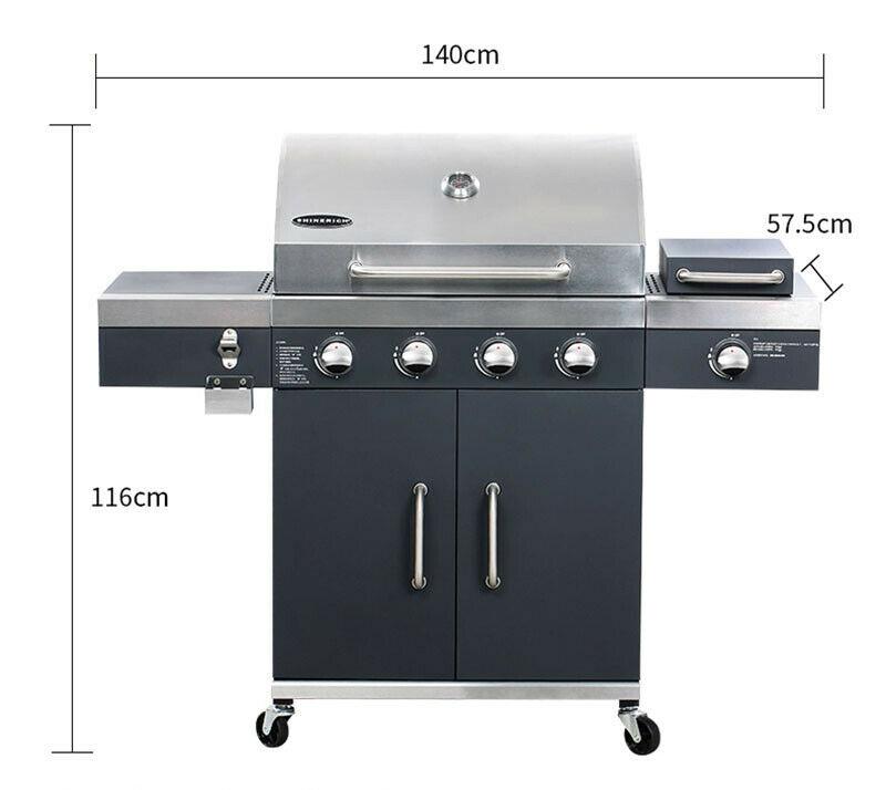 Brand Multifunctional Courtyard Outdoor BBQ Oven Gas BBQ Grill 27.5"x16.5"