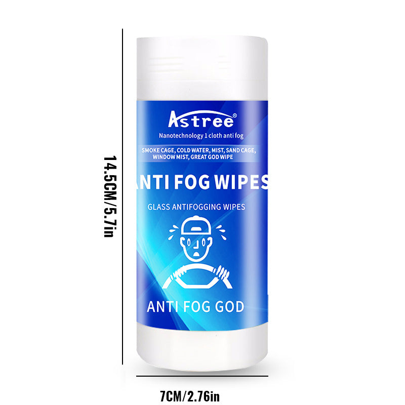 Crystal Clear Vision: Car Anti-fog Wipes For Windshield Defogging And Glass Cleaning